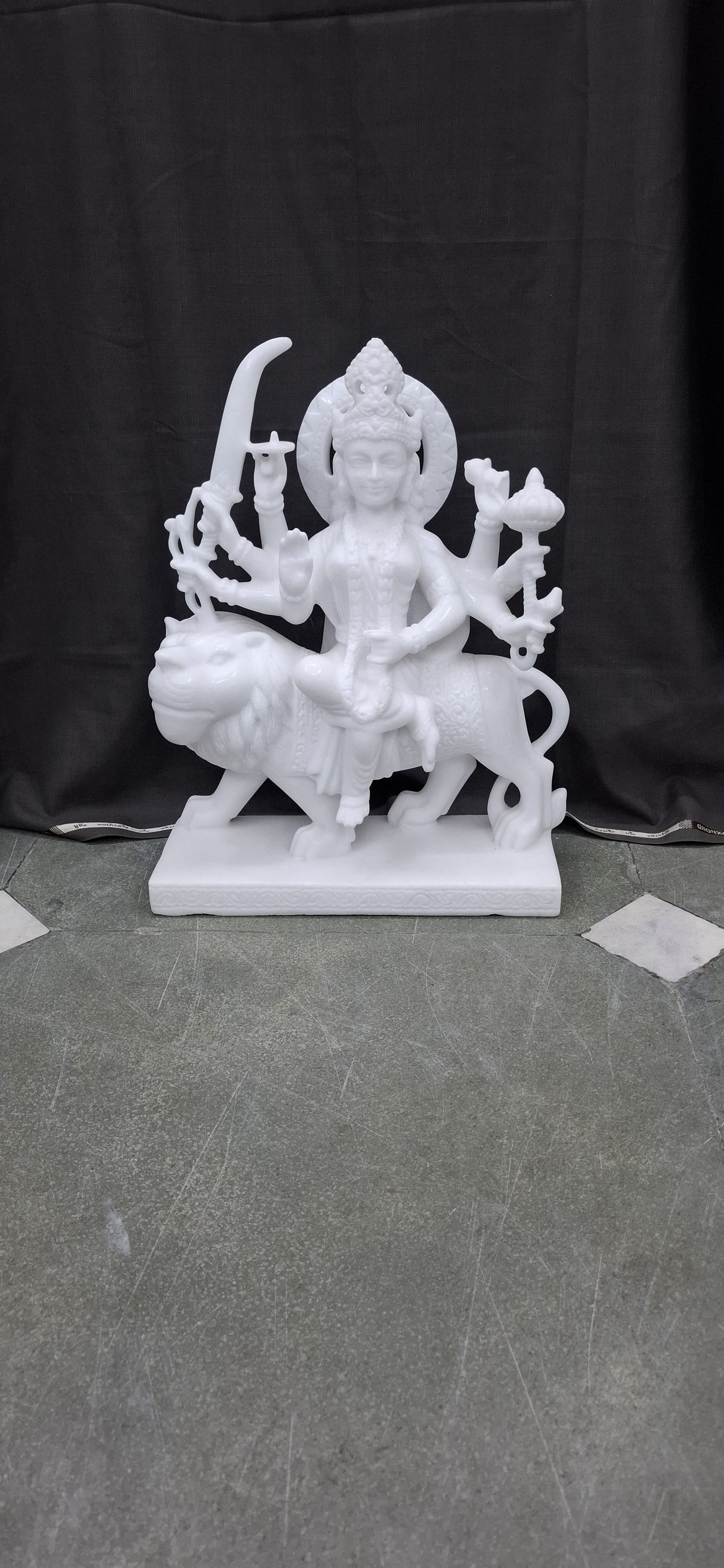 Marble Durga Statue